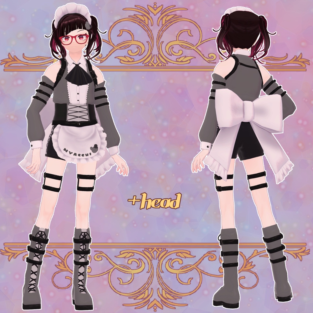 ꙳✩ にゃっち少年メイド ✩˖【VRC向け衣装】
