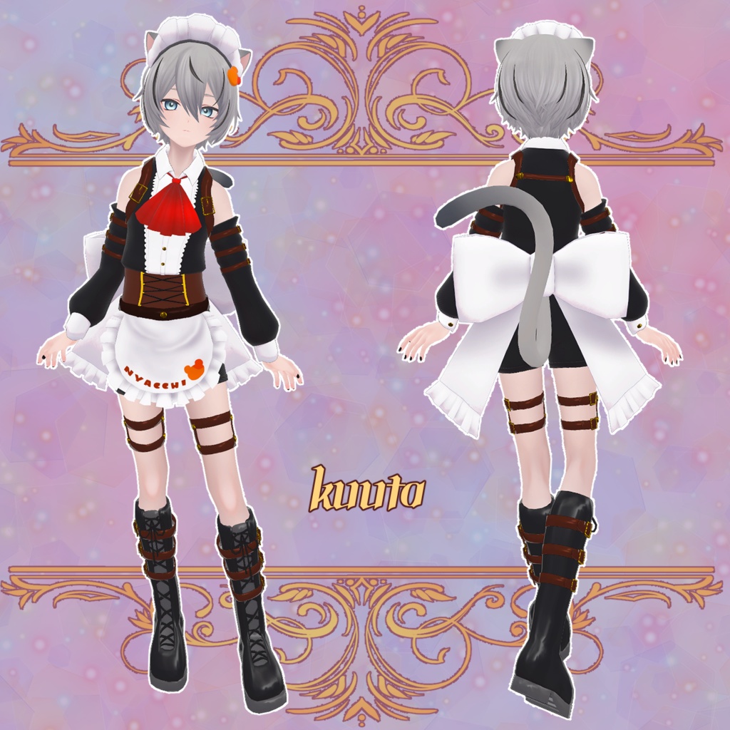 ꙳✩ にゃっち少年メイド ✩˖【VRC向け衣装】