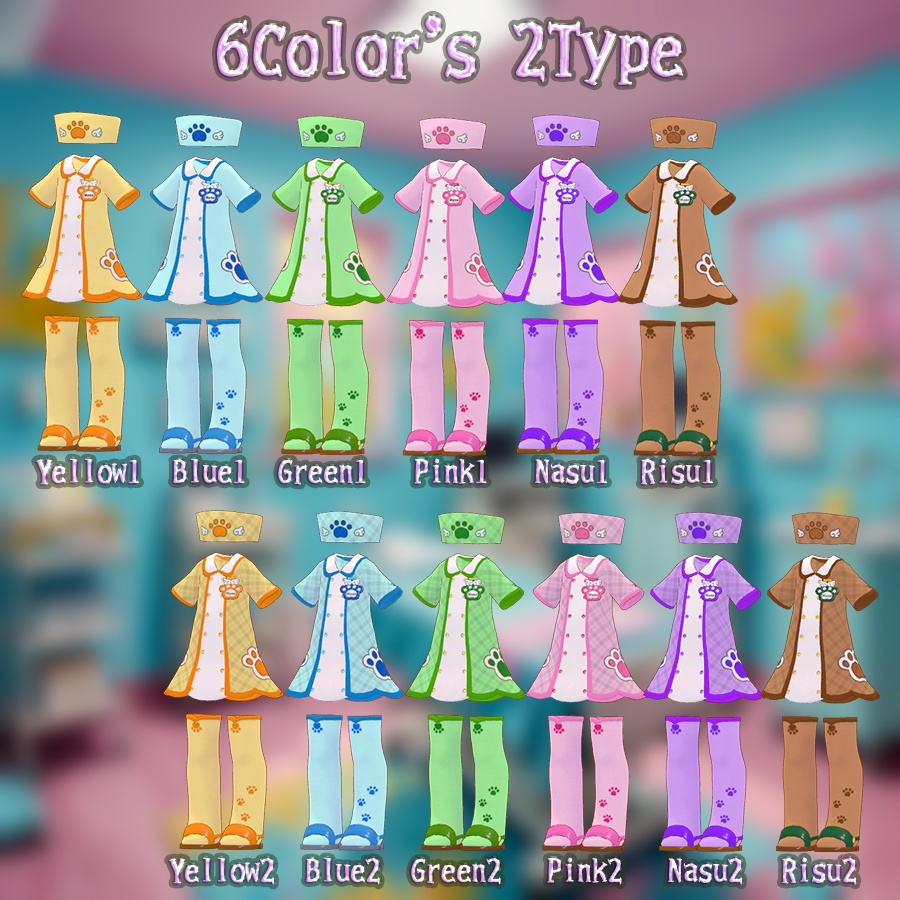 5Avatar察å¿ïŒððã«ãã£ã¡ãŸãããŒã¹2.0ððãVRChatåãè¡£è£
ã