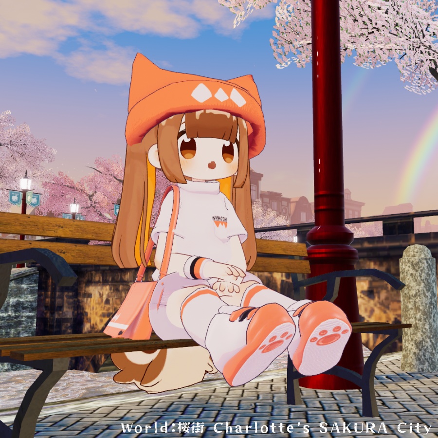 🐈🐾にゃっちおさんぽウェア🐾🐈【VRChat想定衣装】