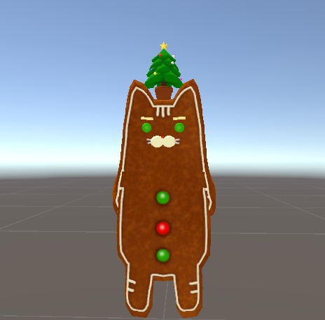 =クリスマスクッキーキャット=BOOTH版【オリジナル3Dアバター】