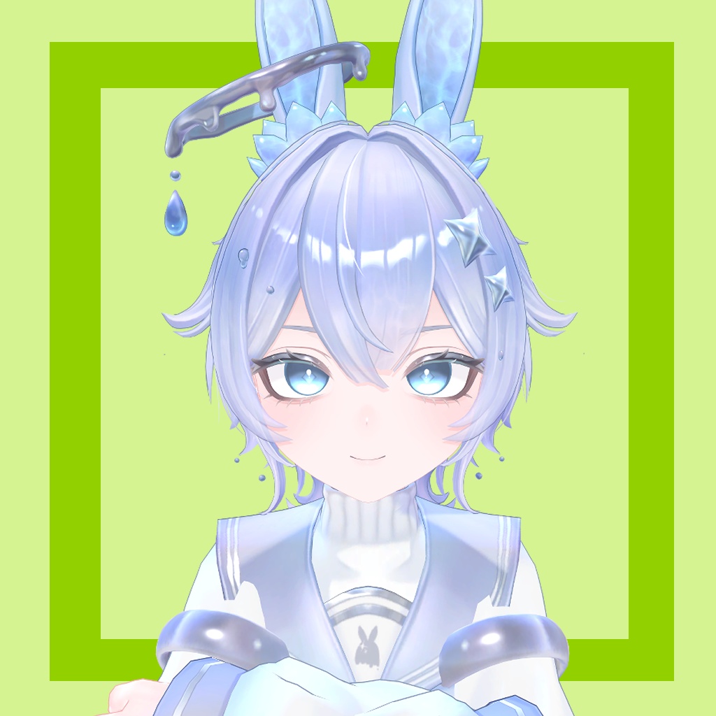 ハクスレア 活発系表情21【表情アニメーション】