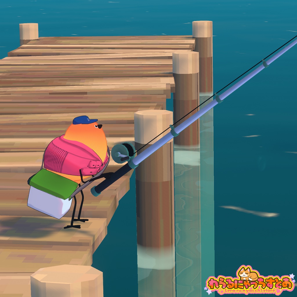 【販売記念セール中!】🐟釣り行こ!=ネムネコフィッシングウェア=