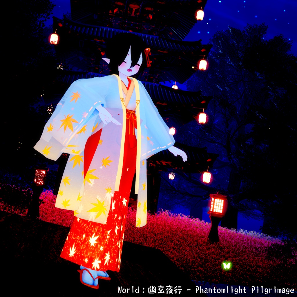 Sale!🎀天彩巫女=あまいろみこ=ねくすと!🎀【VRChat想定衣装】