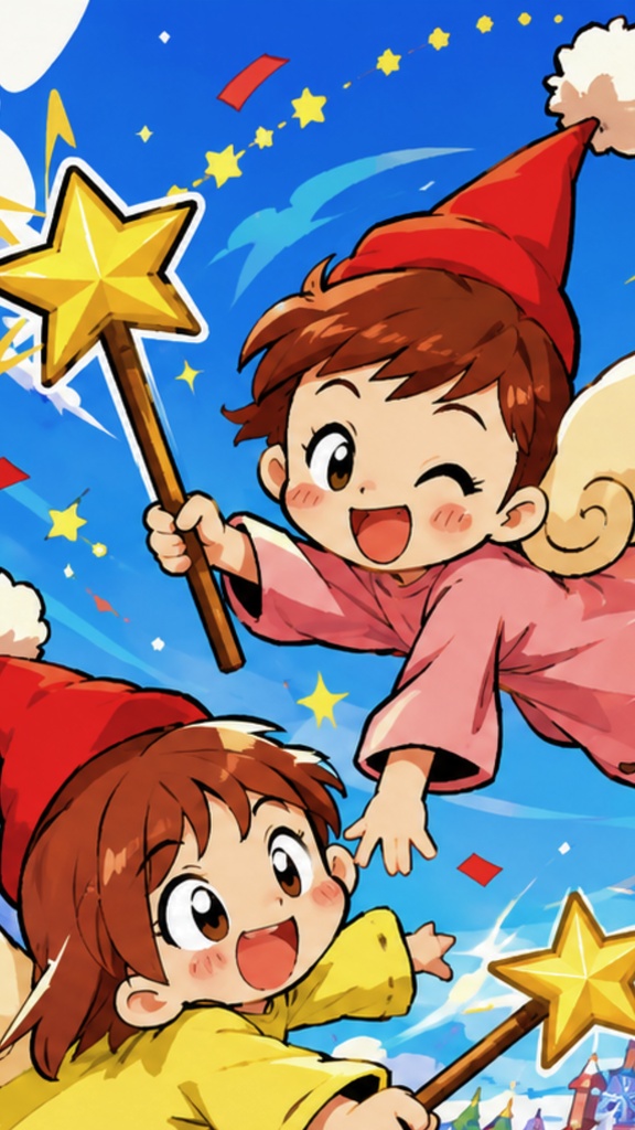 いたずら天使のスマホ壁紙