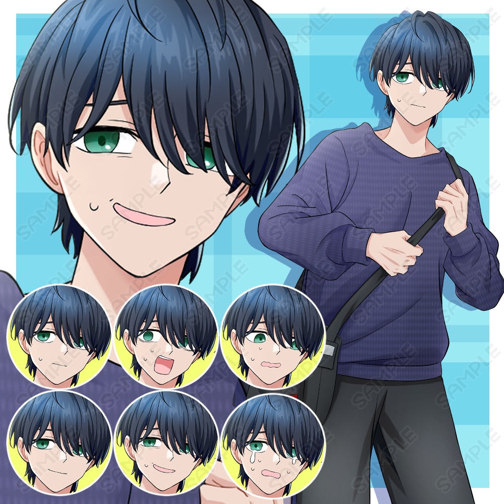 【立ち絵】陰キャ男子/気弱男子