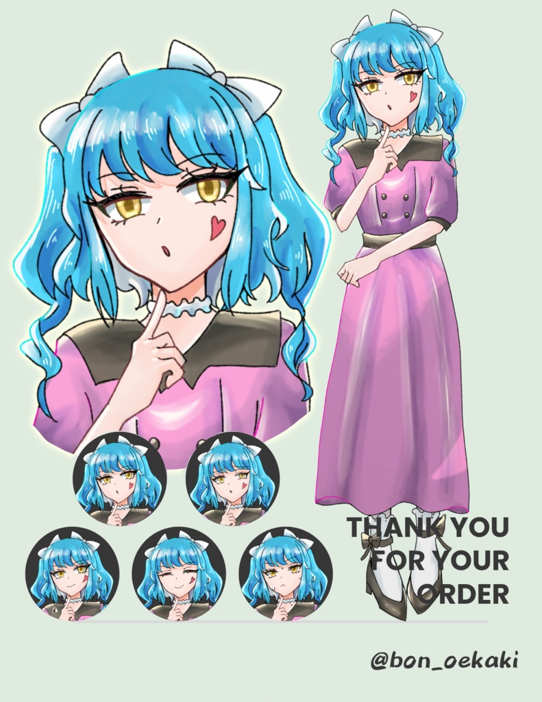 高飛車な女の子立ち絵