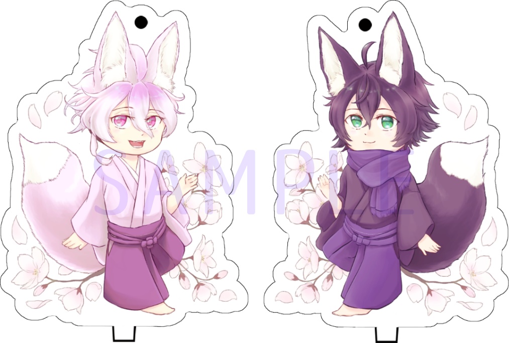 きつねてんえどアクリル