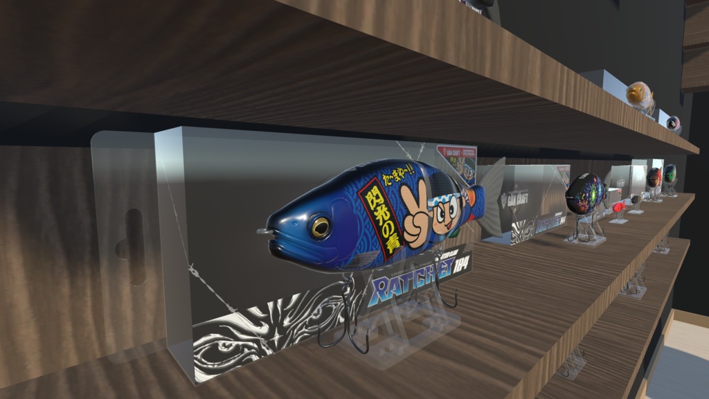 【3Dモデル】RATCHET 184 青ドン-閃光の青- 3D MODEL