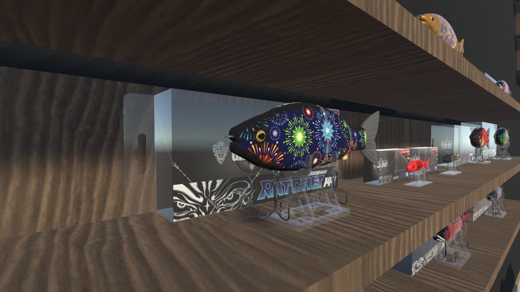 【3Dモデル】RATCHET 144 花火柄- 3D MODEL