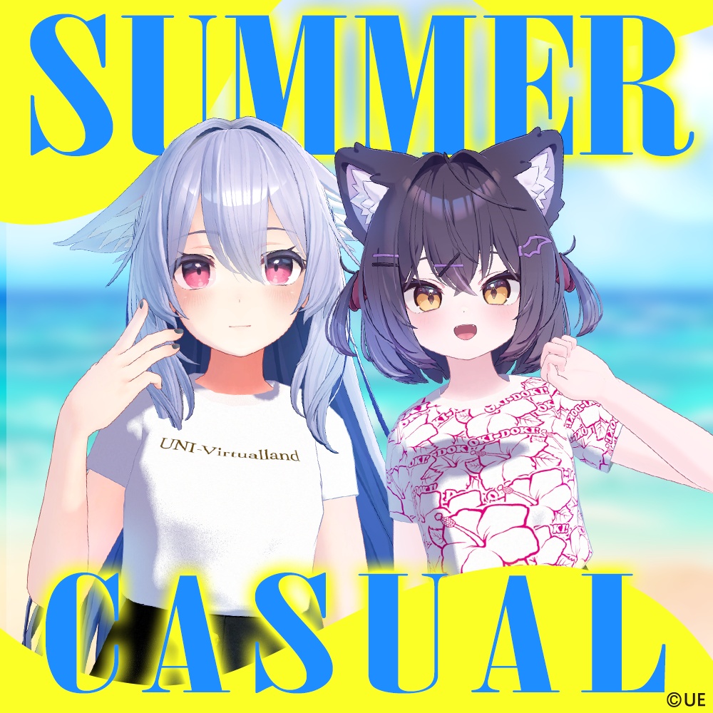 [FREE][7アバター対応]SUMMER CASUAL(UNI-Virtuallandオリジナル3D衣装)