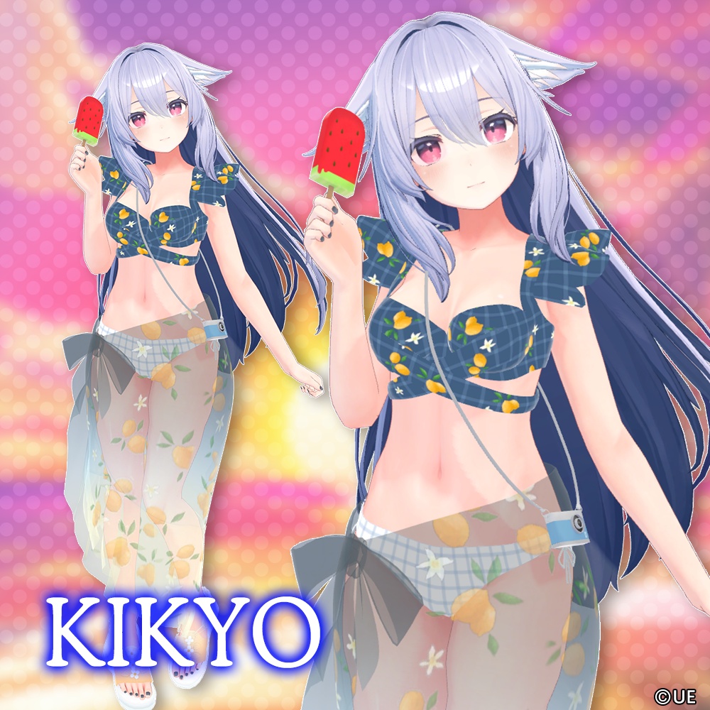 【5アバター対応】オリジナル3D衣装水着リゾートver.