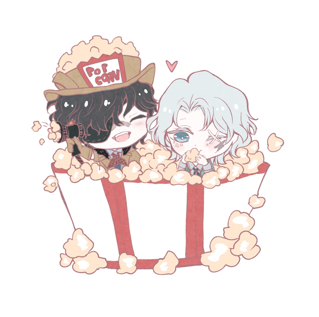 膨化×墜落アクリルキーホルダー