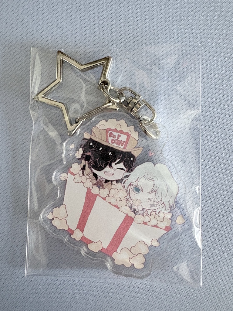 膨化×墜落アクリルキーホルダー