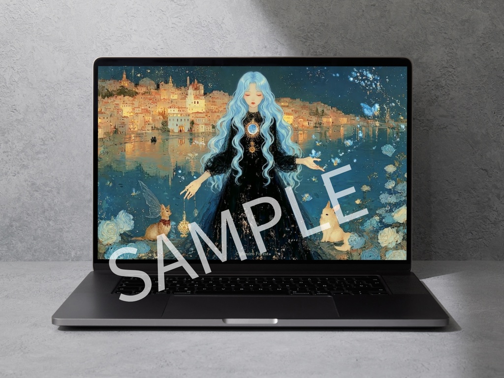 【PC壁紙】水鏡の天秤 (Libra Speculi Aquae)