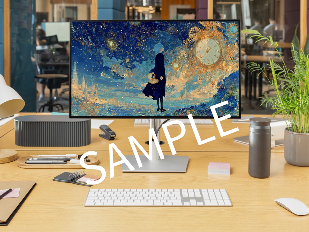 【PC壁紙】魔法の天球時計