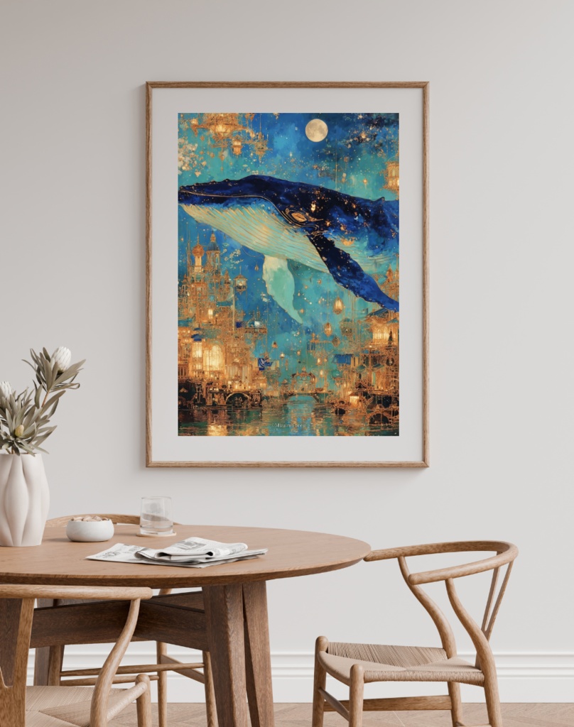 【ポスター】星屑クジラと魔法の黄金街