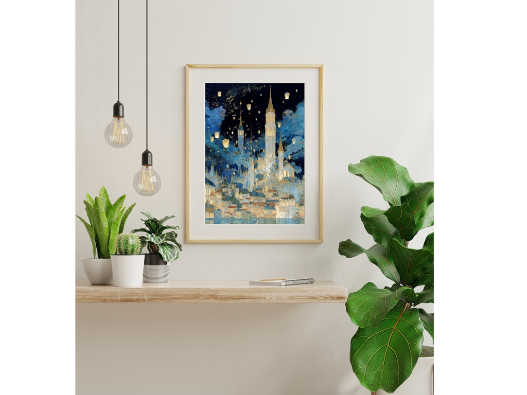 【ポスター】ランタンと星降る城