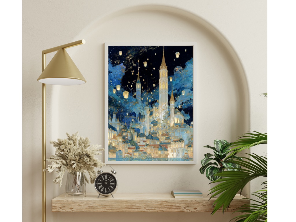 【ポスター】ランタンと星降る城