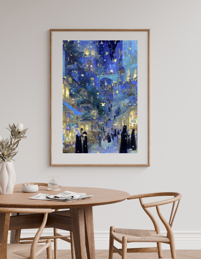 【ポスター】魔法使いと祝祭の夜