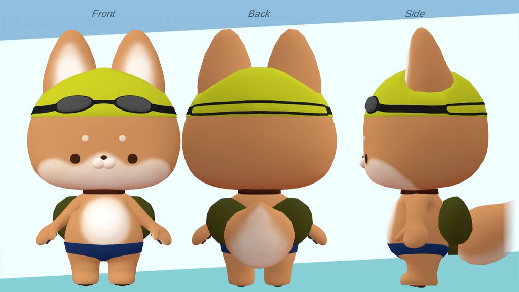 【いぬいぬ対応】水着セット