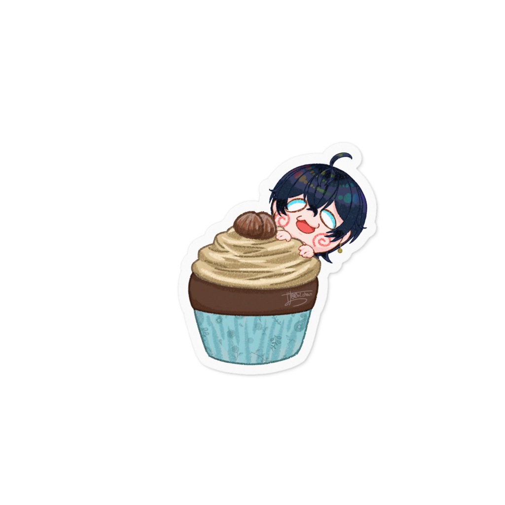 カップケーキオリデル ステッカー