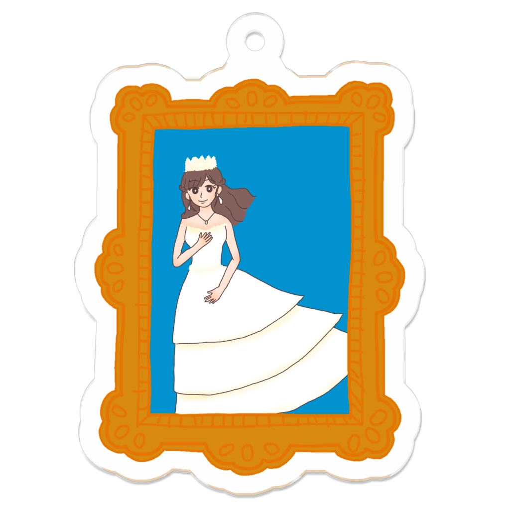 「ぺろりん誕生」のキーホルダー