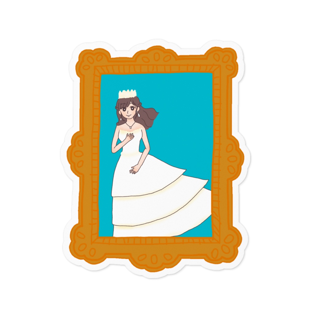 「ぺろりん誕生」のステッカー