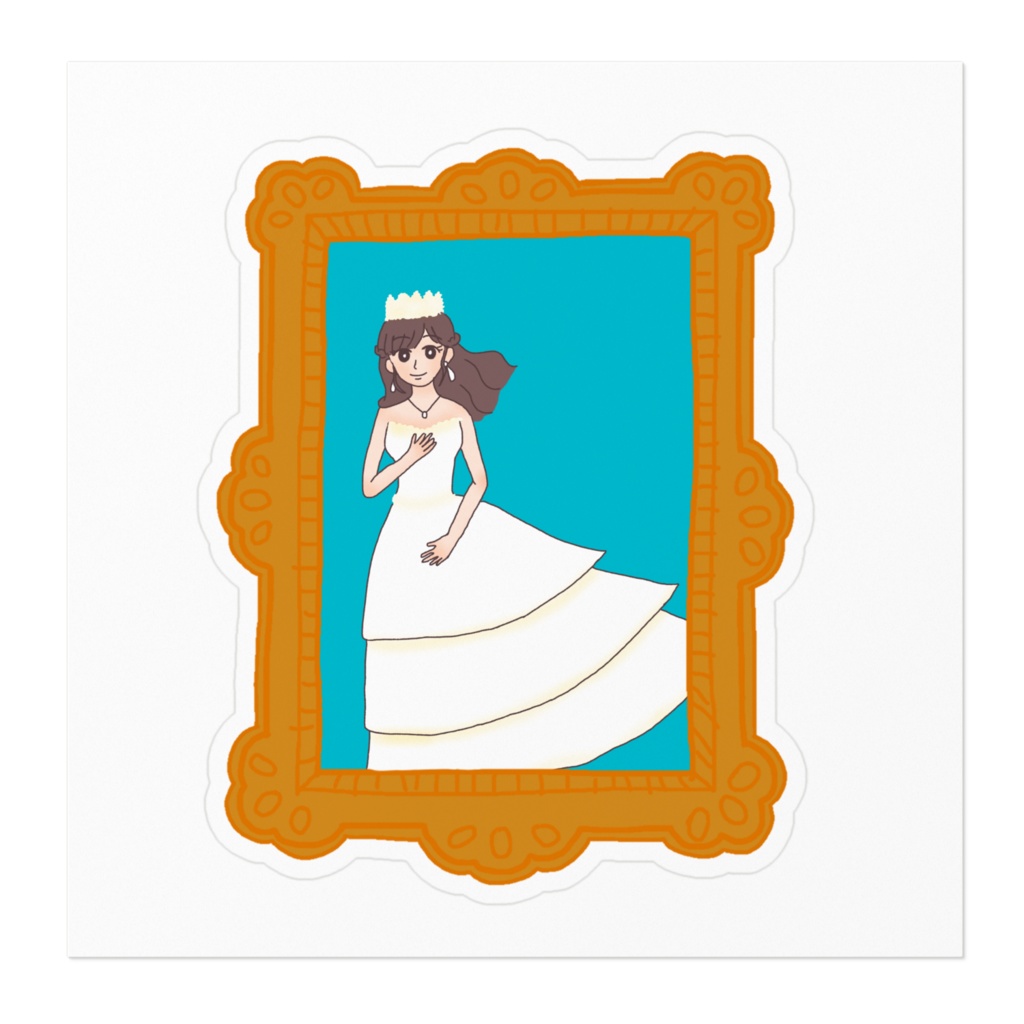 「ぺろりん誕生」のステッカー