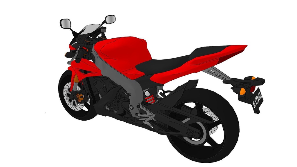 【3 d素材】バイク