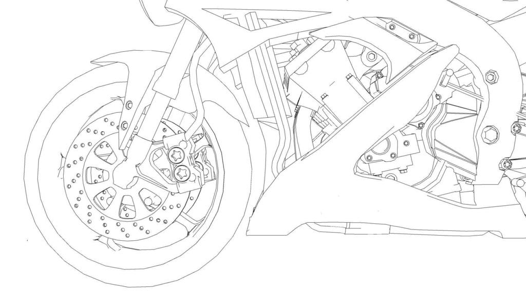 【3 d素材】バイク