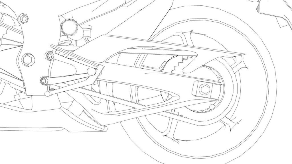 【3 d素材】バイク