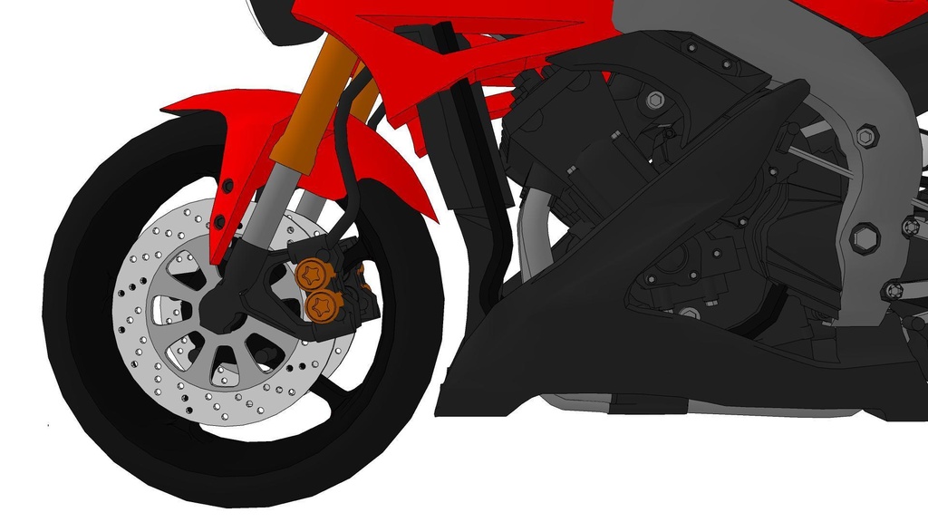 【3 d素材】バイク