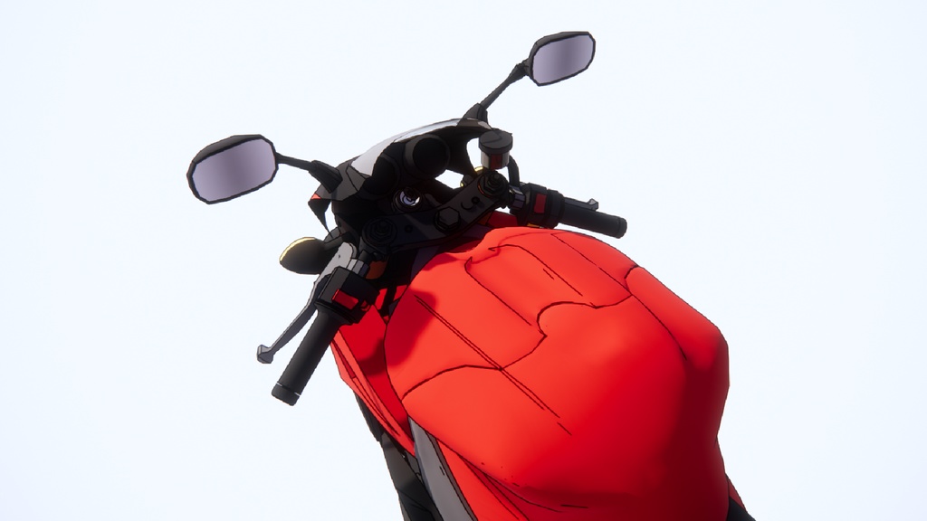 【3 d素材】バイク