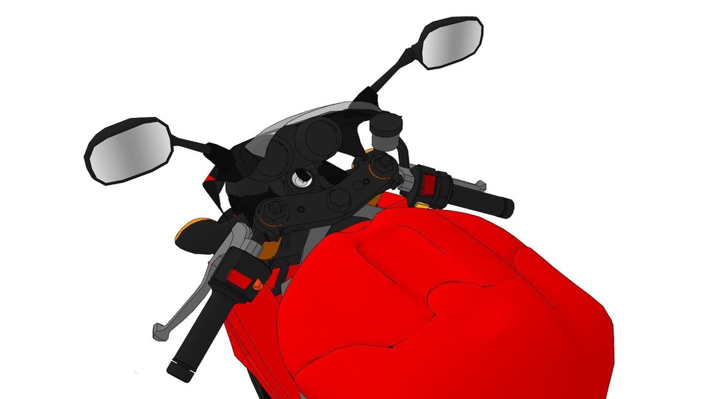 【3 d素材】バイク