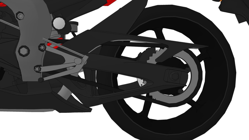 【3 d素材】バイク