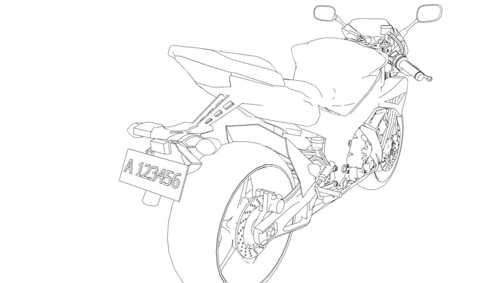 【3 d素材】バイク