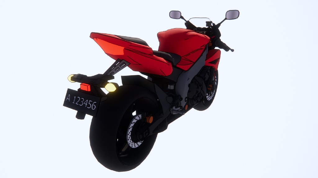 【3 d素材】バイク