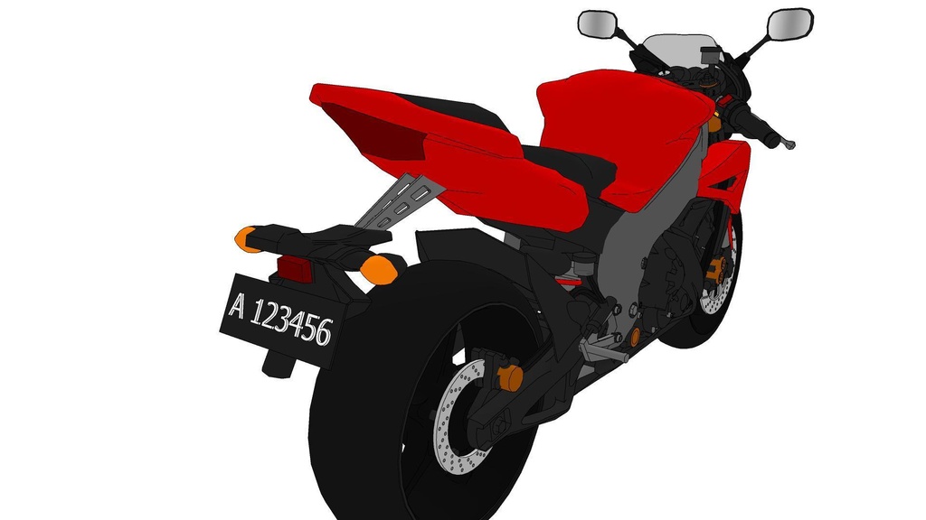 【3 d素材】バイク