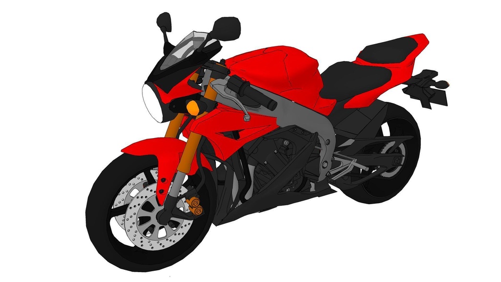 【3 d素材】バイク