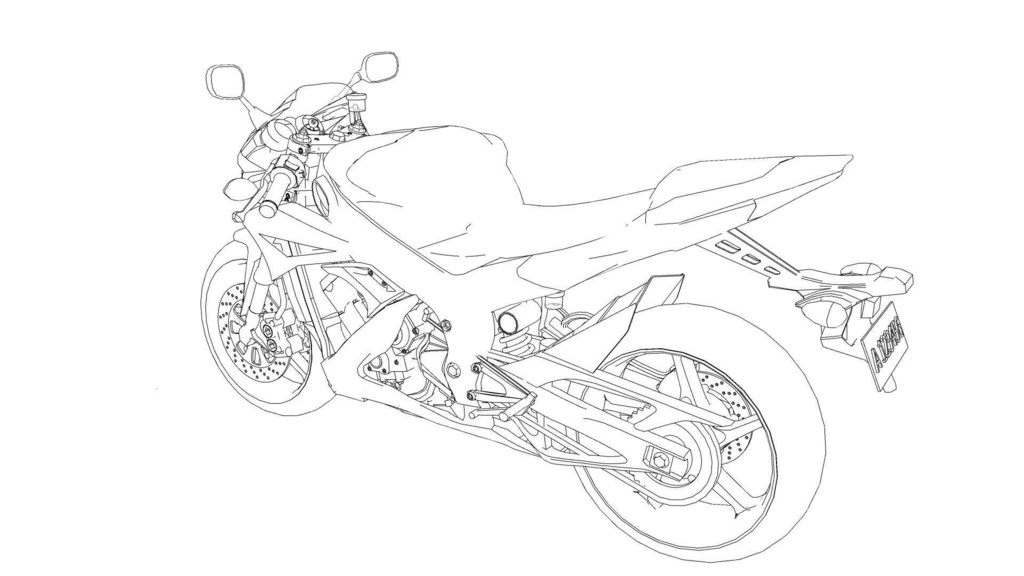 【3 d素材】バイク