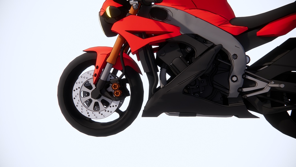 【3 d素材】バイク