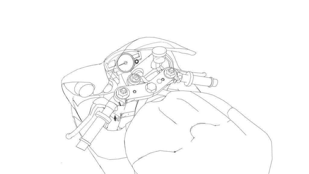 【3D素材】バイク