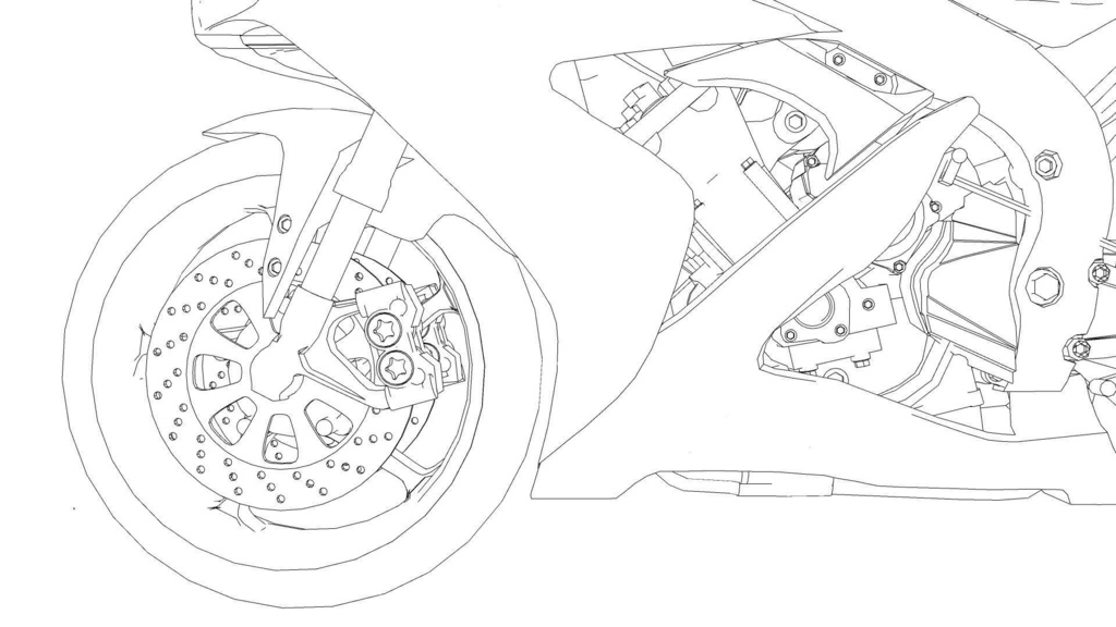 【3D素材】バイク
