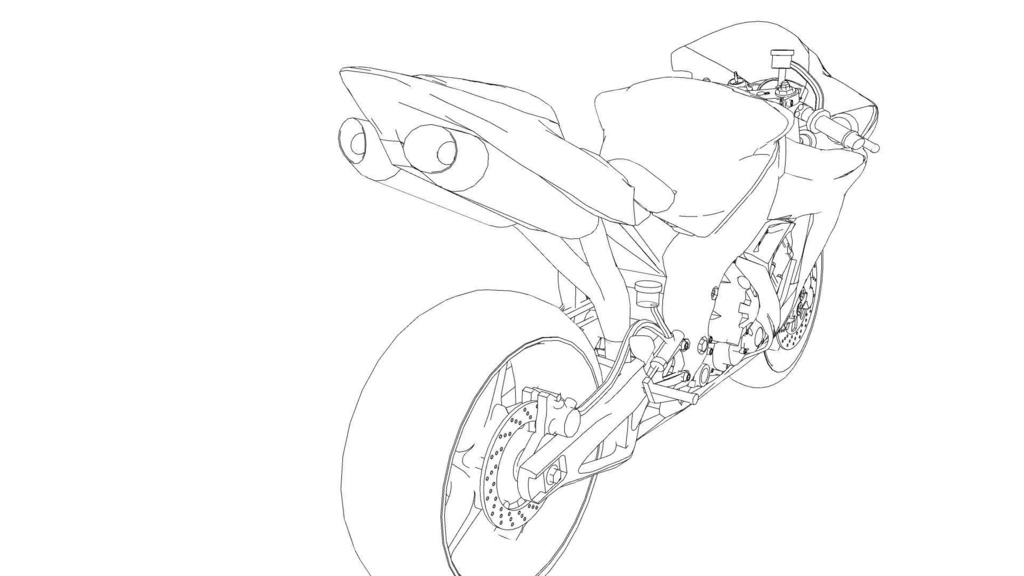 【3D素材】バイク