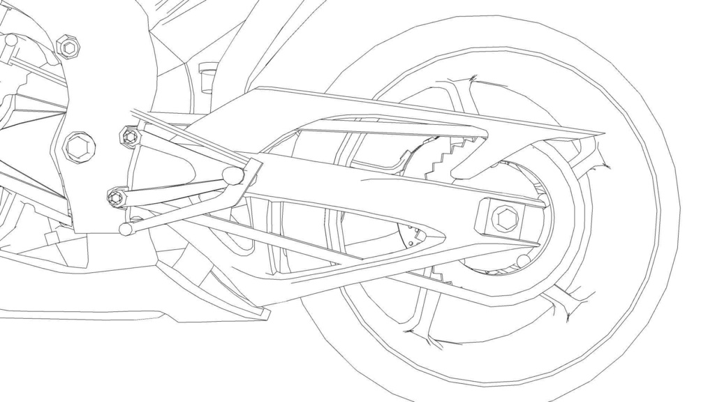 【3D素材】バイク