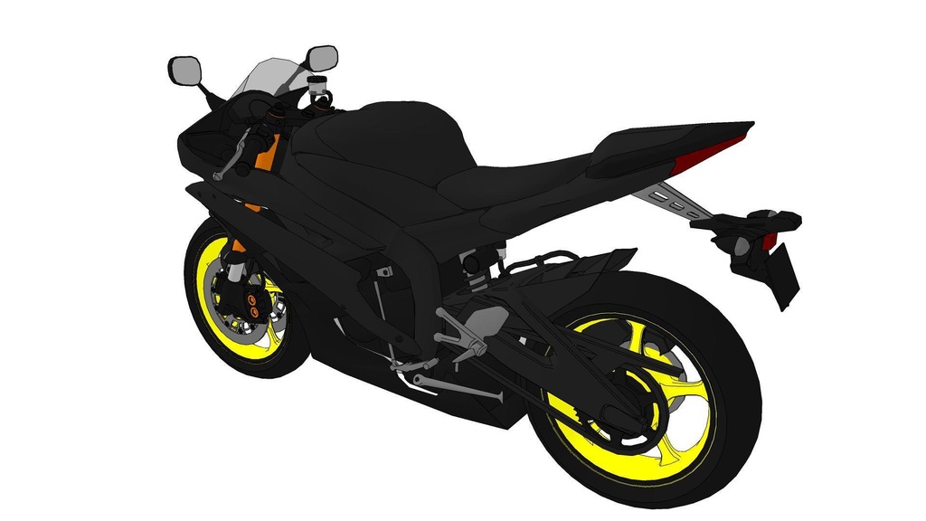 【3D素材】バイク