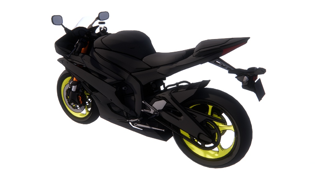 【3D素材】バイク