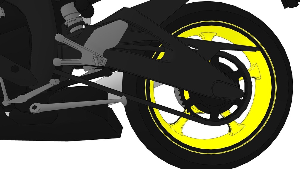 【3D素材】バイク