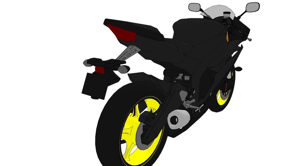 【3D素材】バイク